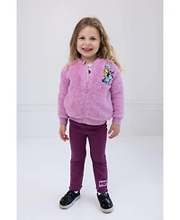 Bluey Toddler Girls Zip-Up Jacket and Pants Set