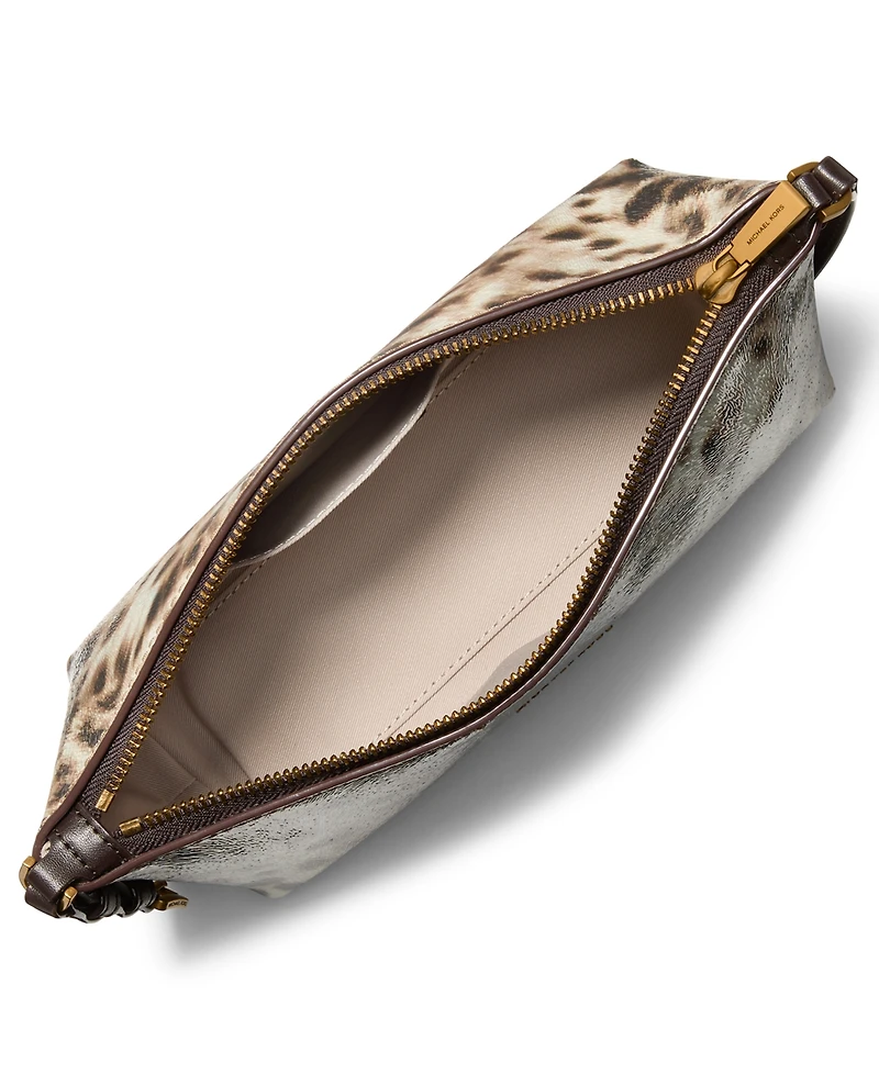Michael Michael Kors Leather Small Pouchette Shoulder Handbag