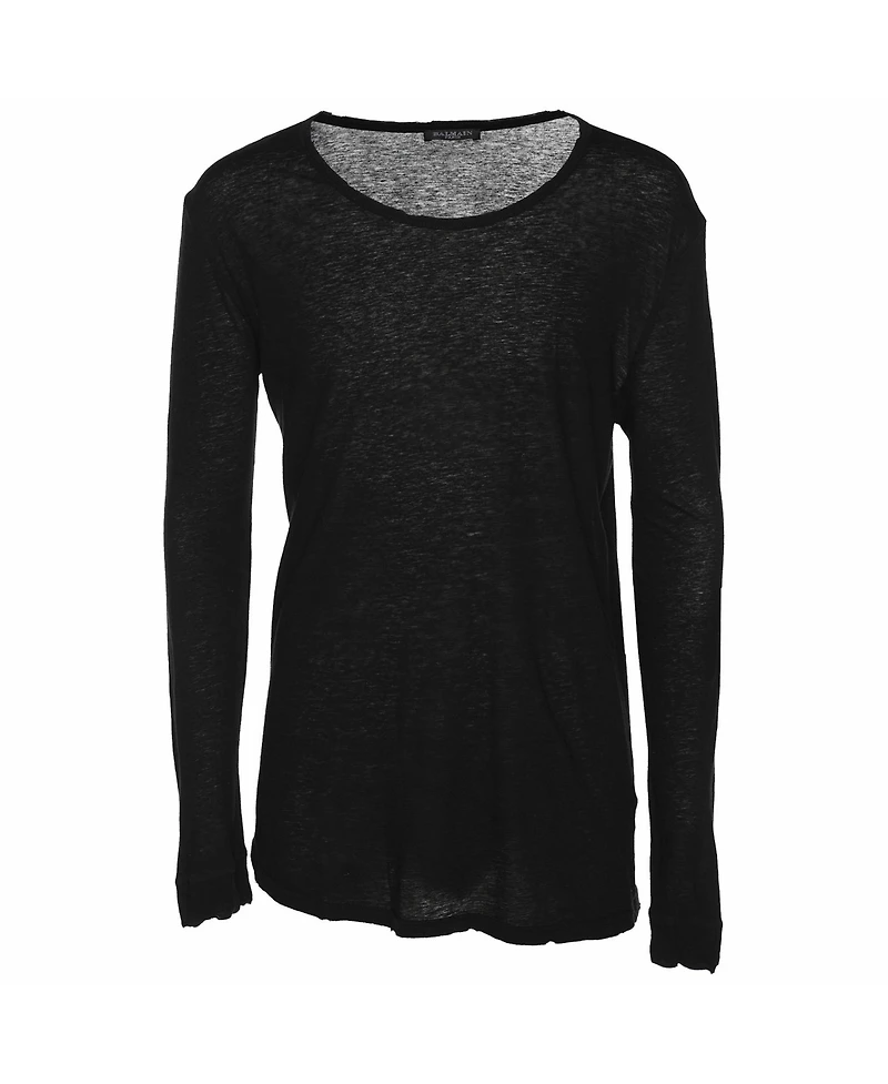 Pre-Owned Balmain Men's Cotton Knit Sweater