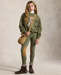 Polo Ralph Lauren Girls' 7-16 Bear Long-Sleeve Sweatshirt