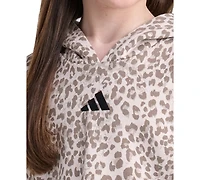 adidas Girls' 8-16 Long-Sleeve Heather Drop Shoulder Sweatshirt