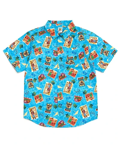 Disney Toy Story Mickey Mouse Cars Nightmare Before Christmas Button Down Shirt Toddler to Big Kid