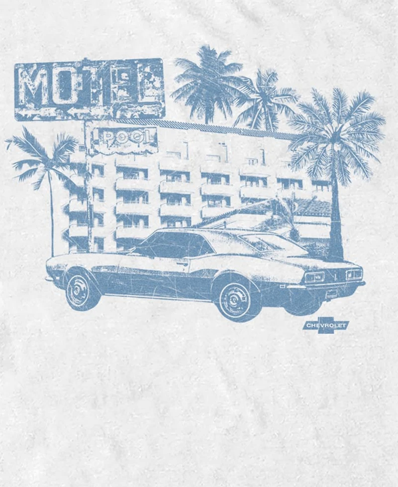 Fifth Sun Men's General Motors License Camaro Motel T-Shirt