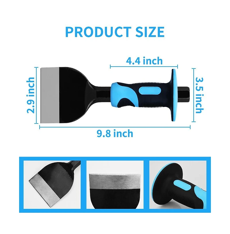 Xdovet Masonry Chisel Set 3pieces Heavy Duty Concrete Stone Demolition