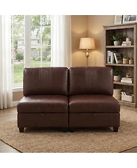 Streamdale Furniture Flexible Modular Sofa: Convertible, Storage and Sleeper - 2-Seater