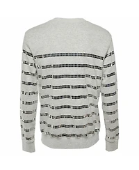 Pre-Owned Balmain Men's Metallic Logo Print Cotton Crew Neck Sweatshirt