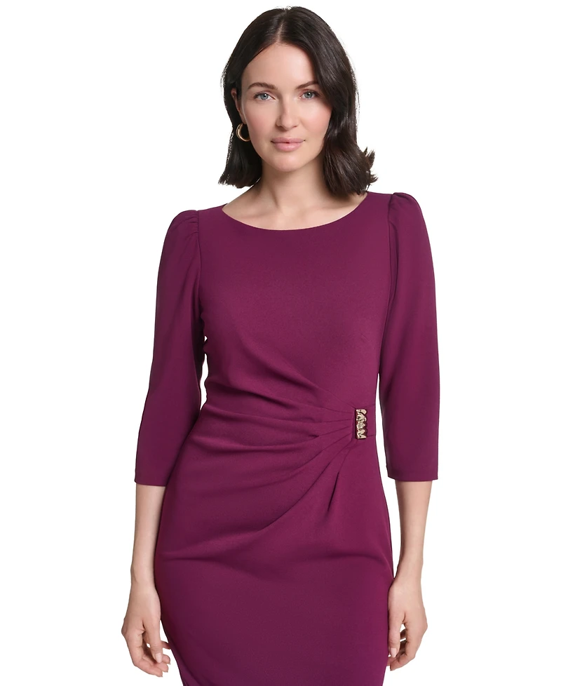 Jessica Howard Women's Boat Neck Sheath Dress