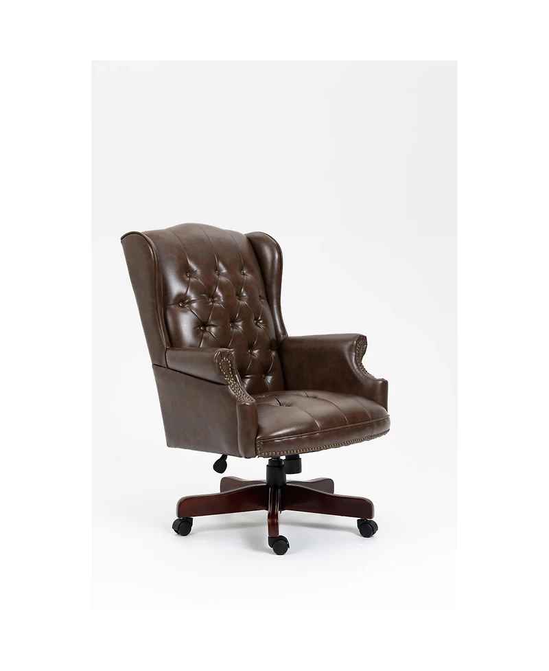 Streamdale Furniture Executive High Back Ergonomic Pu Leather Office Chair