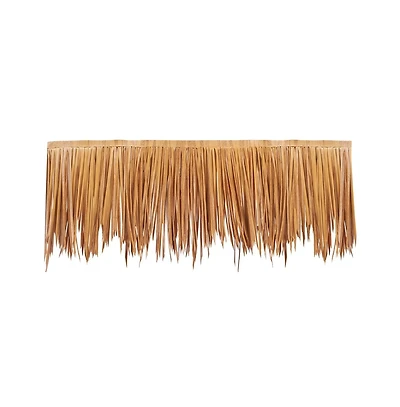 Sugift Artificial Thatch Roof Mexican Style Tiki Bar Hut Roofing Waterproof Fire Resistant