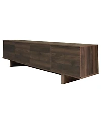 Streamdale Furniture 78" Modern Tv Stand for TVs up to 85" with Solid Wood Legs and Storage
