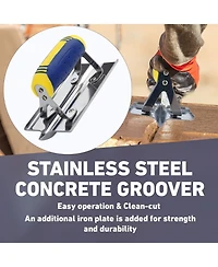 Xdovet Stainless Steel Concrete Tools Set Trowel Edger Groover