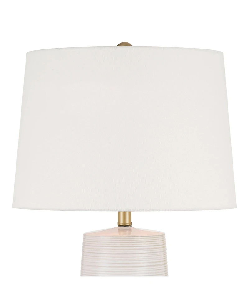360 Lighting Kerry 28 1/2" High Light Stripes Ceramic Table Lamp