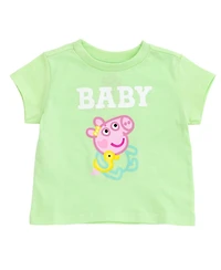 Peppa Pig Baby Girls' (Newborn - 24 m) Short Sleeve T-Shirt