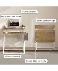 homfan Folding Desk No Assembly