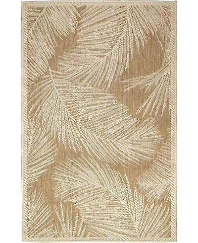 Liora Manne' Carmel Fronds 7'10" x 9'10" Outdoor Area Rug