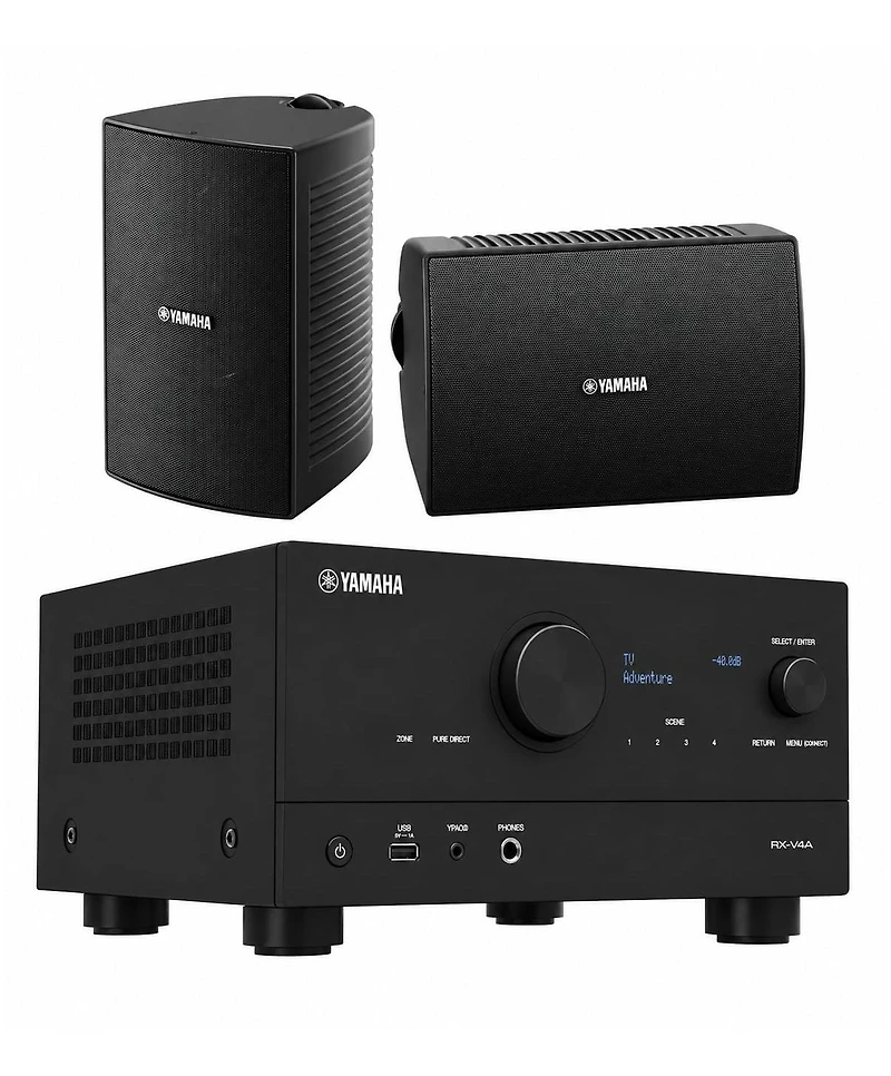 Yamaha Rx-V4A 5.2 Av Receiver with Ns-AW294BL Speakers