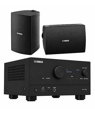 Yamaha Rx-V4A 5.2 Av Receiver with Ns-AW294BL Speakers