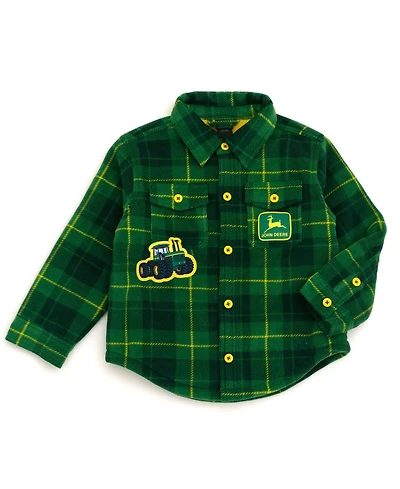 John Deere Little Boys Fleece Lined Shacket