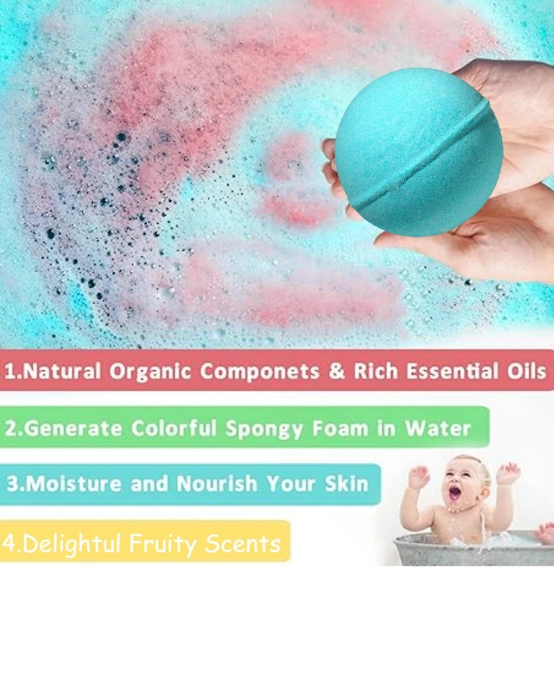 Lovery 12-Pc. Unicorn Bath Bombs Gift Set with Surprise Toy
