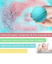 Lovery 12-Pc. Unicorn Bath Bombs Gift Set with Surprise Toy
