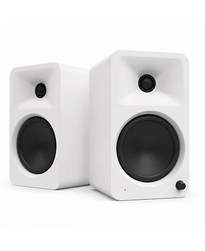 Kanto ORA4 140W Powered Reference Speakers, 4" Woofers, Bluetooth 5.0, Usb-c, Bi-Amplified, Pair, Matte Cream