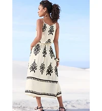 Lascana Women's Ornamental Print Dress