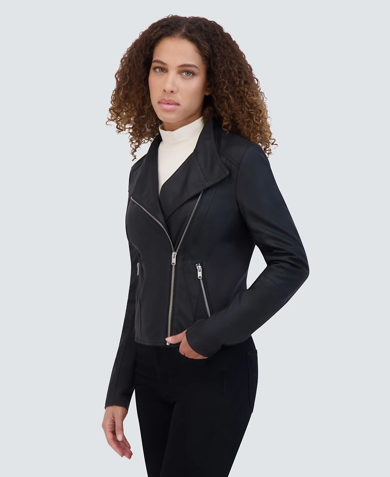 Andrew Marc Women's Felix Moto Leather Jacket