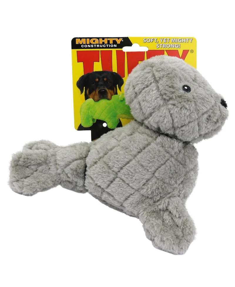 Mighty Arctic Seal, Durable Plush Squeaky Dog Toy
