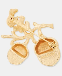 Anne Klein Stone Acorn Branch Pin