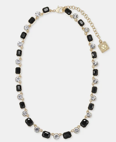 Anne Klein Crystal All-Around Collar Necklace, 16" + 3" extender