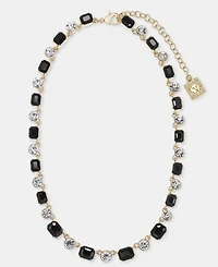 Anne Klein Crystal All-Around Collar Necklace, 16" + 3" extender