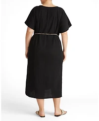 Universal Standard Plus Luxe Cotton Gauze Beach Dress