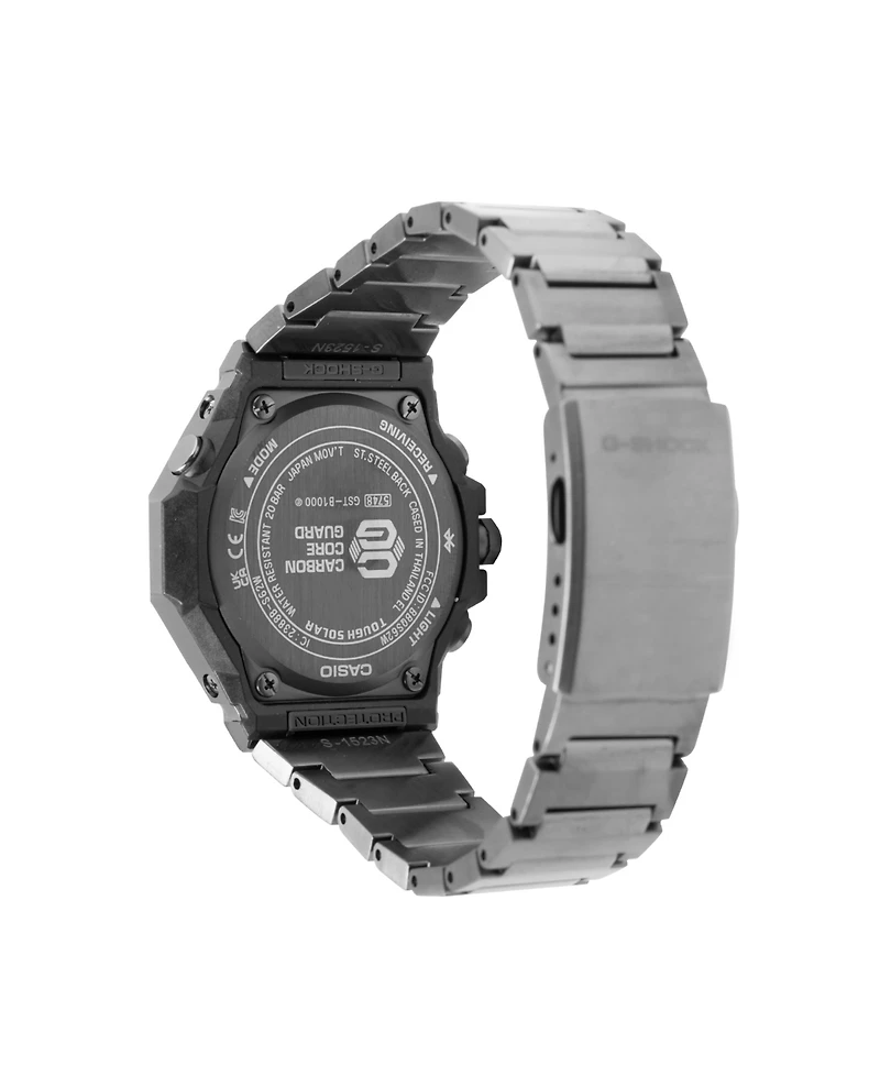 G-Shock Men's Black Stainless Steel Analog Watch 44.2mm