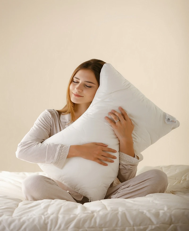 Sleep & Beyond Mywoolly Natural Adjustable and Washable Side Wool Pillow