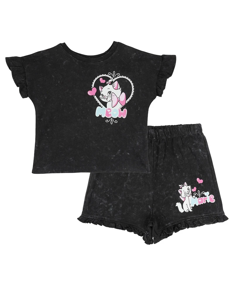 The Aristocats Toddler Girl's (2T - 4T) 2-Piece T-Shirt and Shorts Set
