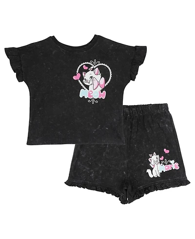 The Aristocats Toddler Girl's (2T - 4T) 2-Piece T-Shirt and Shorts Set