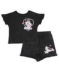 The Aristocats Toddler Girl's (2T - 4T) 2-Piece T-Shirt and Shorts Set