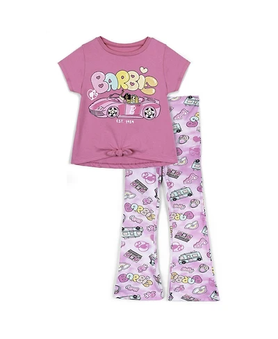 Barbie Little Girls T-Shirt and Leggings Outfit Set