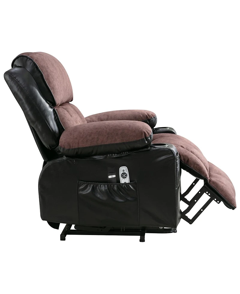 Streamdale Furniture Power Electric Massage Lift Recliner with Heat, Vibration, and Usb