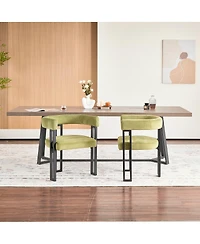 Streamdale Furniture Set of 2 Upholstered Dining Armchairs
