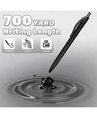 Danrong 50 Pack Bulk Retractable Ballpoint Pens Soft Touch Smooth Writing Medium Point Cost Effective Wholesale