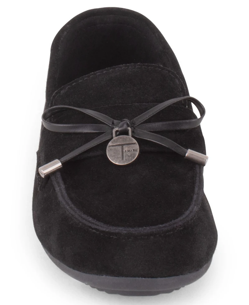 Tahari Women's Bergdorf Suede Slip-On Loafers