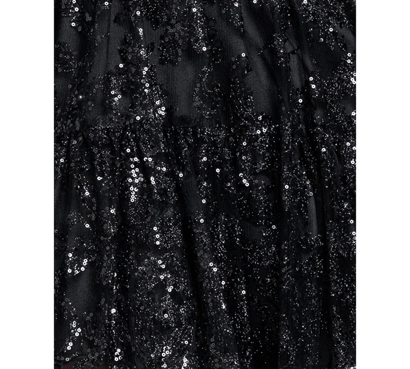 Blondie Nites Juniors' Off The Shoulder Mini Dress