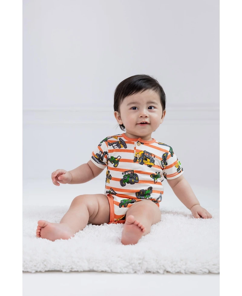 John Deere Baby (newborn to 24 M) Short Sleeve Bodysuits