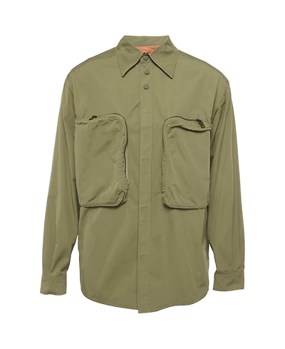 Pre-Owned Dolce & Gabbana Men's Cotton Pocket Detail Oversized Shirt
