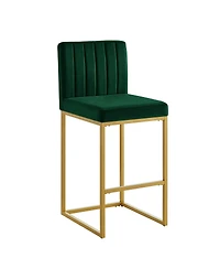 Streamdale Furniture Set of 2 Modern Fashion Counter Height Stools with Backrest