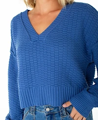 Roxy Women's Study Hall V-Neck Knit Sweater