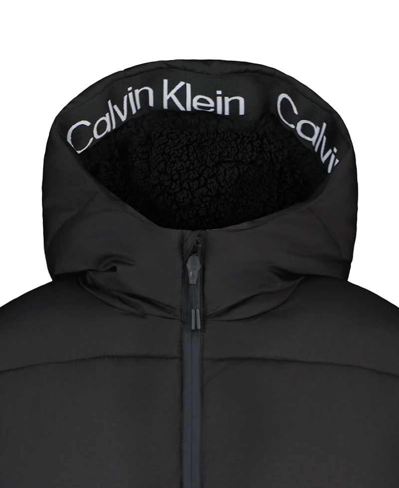Calvin Klein Boys' 4-7 Relaxed-Fit Long-Sleeve Puffer Jacket