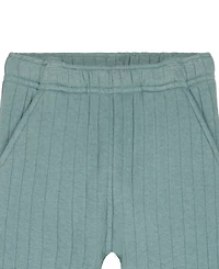 Calvin Klein Baby Boys' Long-Sleeve Top and Pants, 2-Piece Set