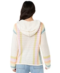 Rip Curl Women's Revival Stripe V-Neck Knit Sweater